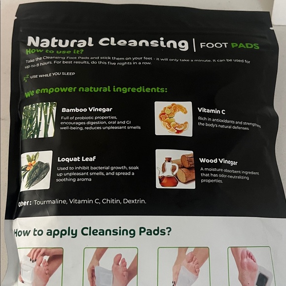 Sefudun deep cleaning foot patches 10pc, Foot patches deep cleaning 10 pc NEW - Picture 3 of 8